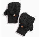 Waffle Knit Flip Mittens- Multiple Options-Joia- SG-712-ultimatehousebuyers, Women's Fashion Boutique in Grinnell, Iowa