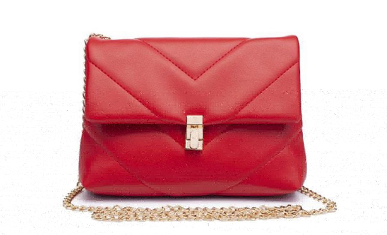 Devyn Quilted Crossbody- Red-Handbags-Joia 23423-UE-ultimatehousebuyers, Women's Fashion Boutique in Grinnell, Iowa