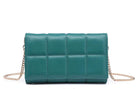 Emerald Quilted Crossbody Bag-Handbags-Joia 32220-UE-ultimatehousebuyers, Women's Fashion Boutique in Grinnell, Iowa