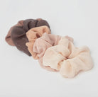 Kitsch Crepe Scrunchies- Terracotta-Hair Accessories-Kitsch 6097-ultimatehousebuyers, Women's Fashion Boutique in Grinnell, Iowa