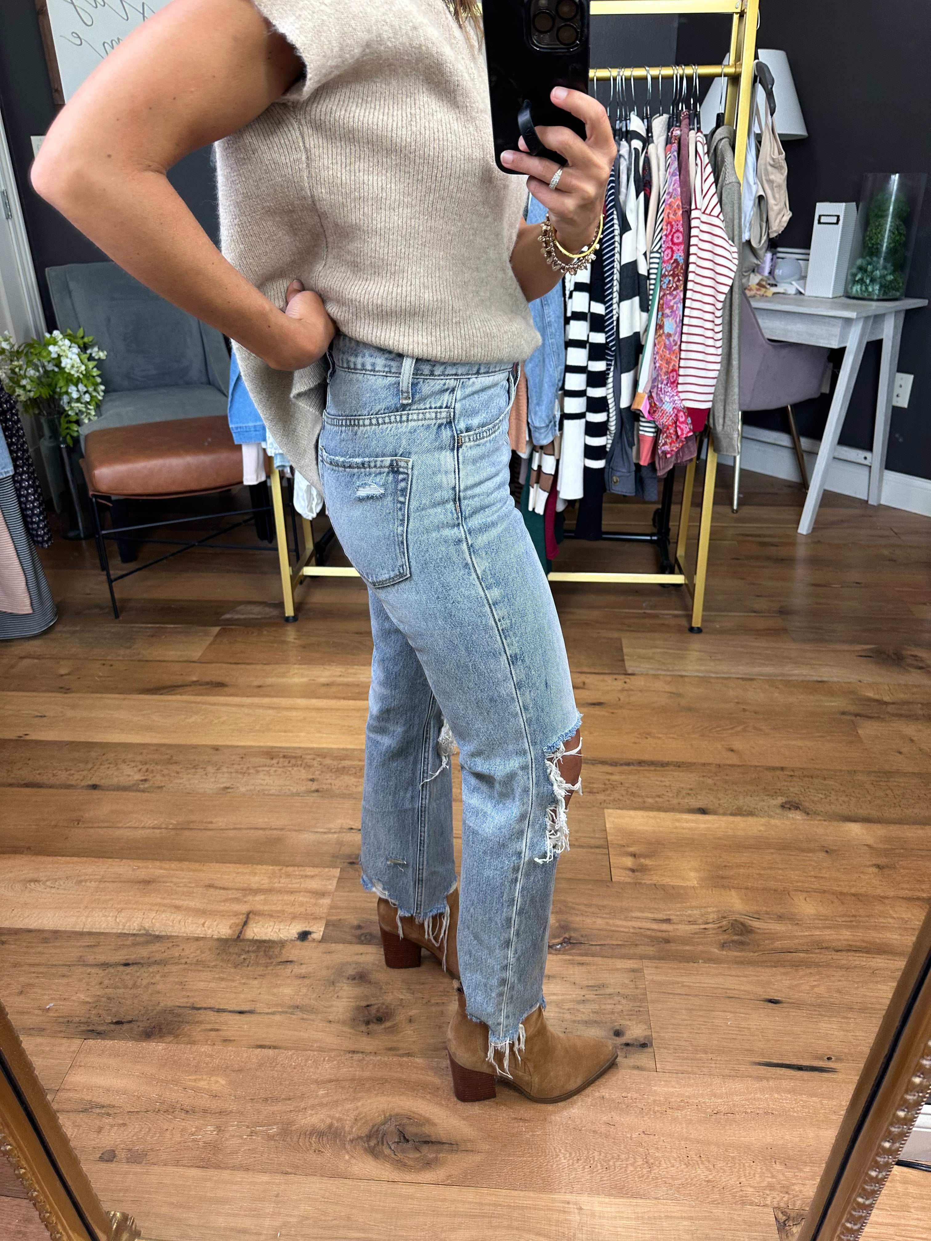 The Mallory Distressed Mom Jean-Jeans-Vervet-ultimatehousebuyers, Women's Fashion Boutique in Grinnell, Iowa