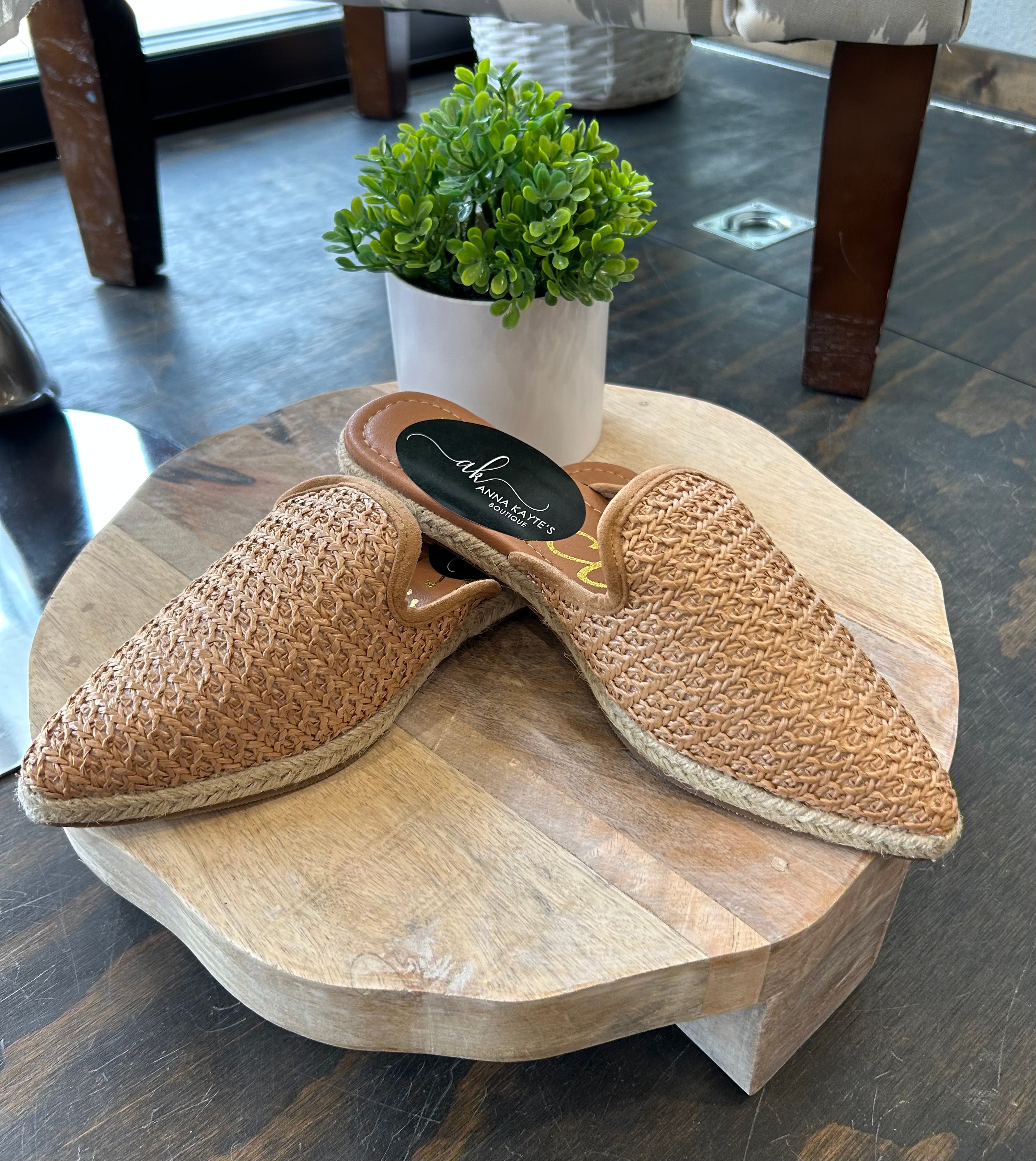 Ivy Woven Raffia Mule- Multiple Options-Slip-Ons-Ccocci- Annabelle-ultimatehousebuyers, Women's Fashion Boutique in Grinnell, Iowa