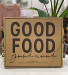 Good Food Wood Board & Cheese Knives Set-Home & Garden-Creative Brands-ultimatehousebuyers, Women's Fashion Boutique in Grinnell, Iowa