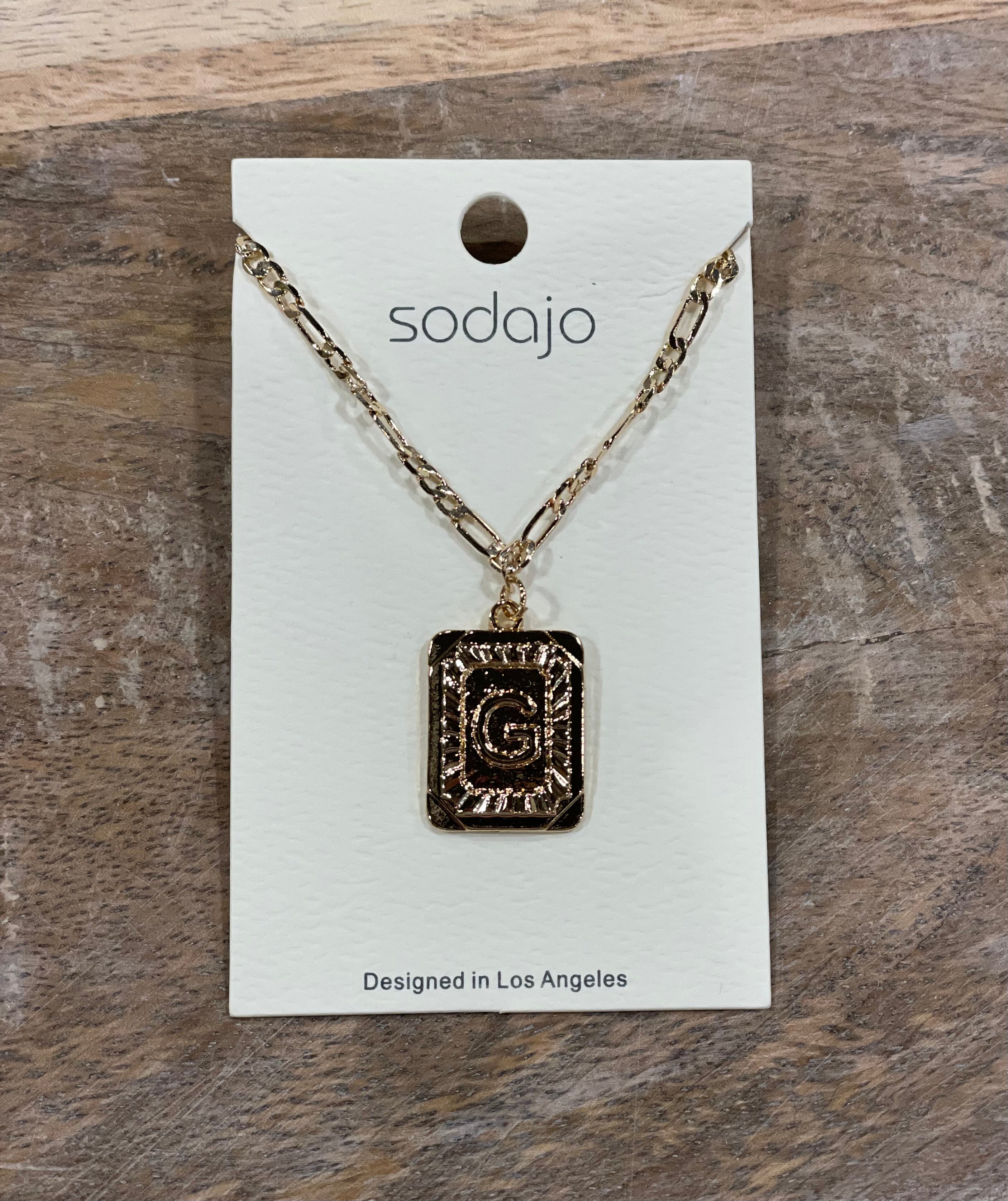 Blogger Inspired Initial Necklace 2.0-Necklaces-ultimatehousebuyers-ultimatehousebuyers, Women's Fashion Boutique in Grinnell, Iowa