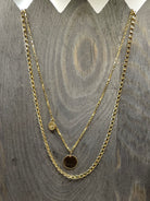 Gwenith Gold Double Chain Necklace-Necklaces-Sodajo- 66642-N-ultimatehousebuyers, Women's Fashion Boutique in Grinnell, Iowa